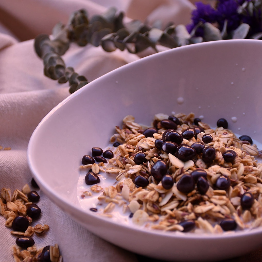 GRANOLA DE NIBS CON CHOCOLATE LOK - 350 G