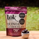 GRAGEA LOK - QUINOA CUBIERTA CON CHOCOLATE - 75 G