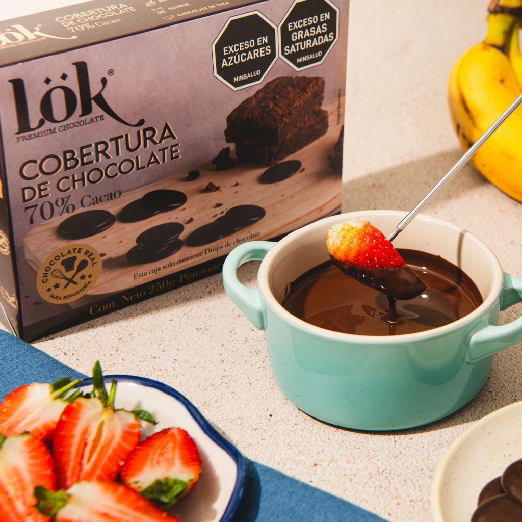 COBERTURA DE CHOCOLATE LOK 70% - 250 G