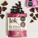 GRAGEA LOK - QUINOA CUBIERTA CON CHOCOLATE - 75 G