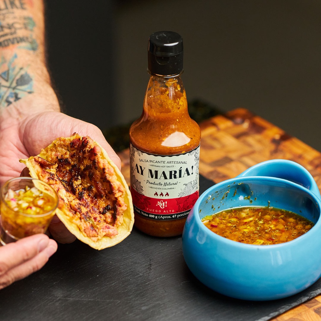 SALSA AY MARIA FUEGO ALTO  - 400 G