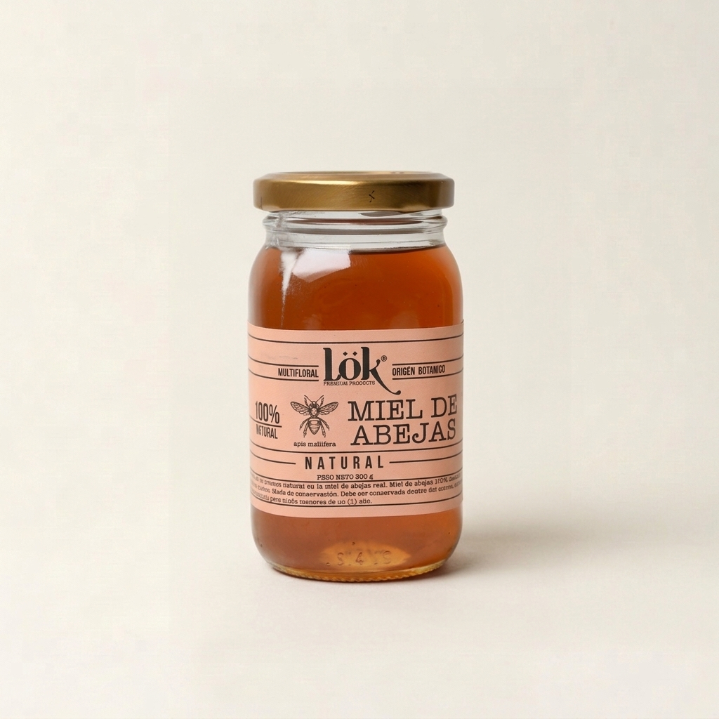 MIEL DE ABEJAS NATURAL LOK 300 G