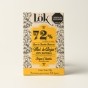 BARRA DE CHOCOLATE LOK 72% MIEL DE ABEJAS - 70 G