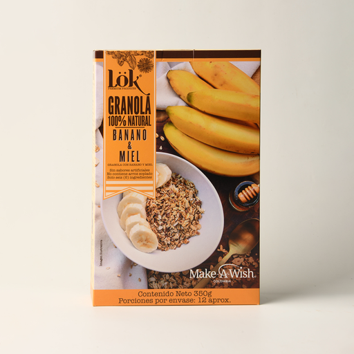 GRANOLA CON BANANO LOK - 350 G