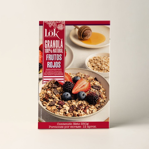 GRANOLA LOK FRUTOS ROJOS - 350 G