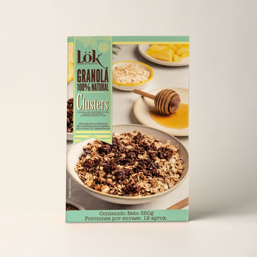 GRANOLA LOK CLUSTERS DE CHOCOLATE - 350 G